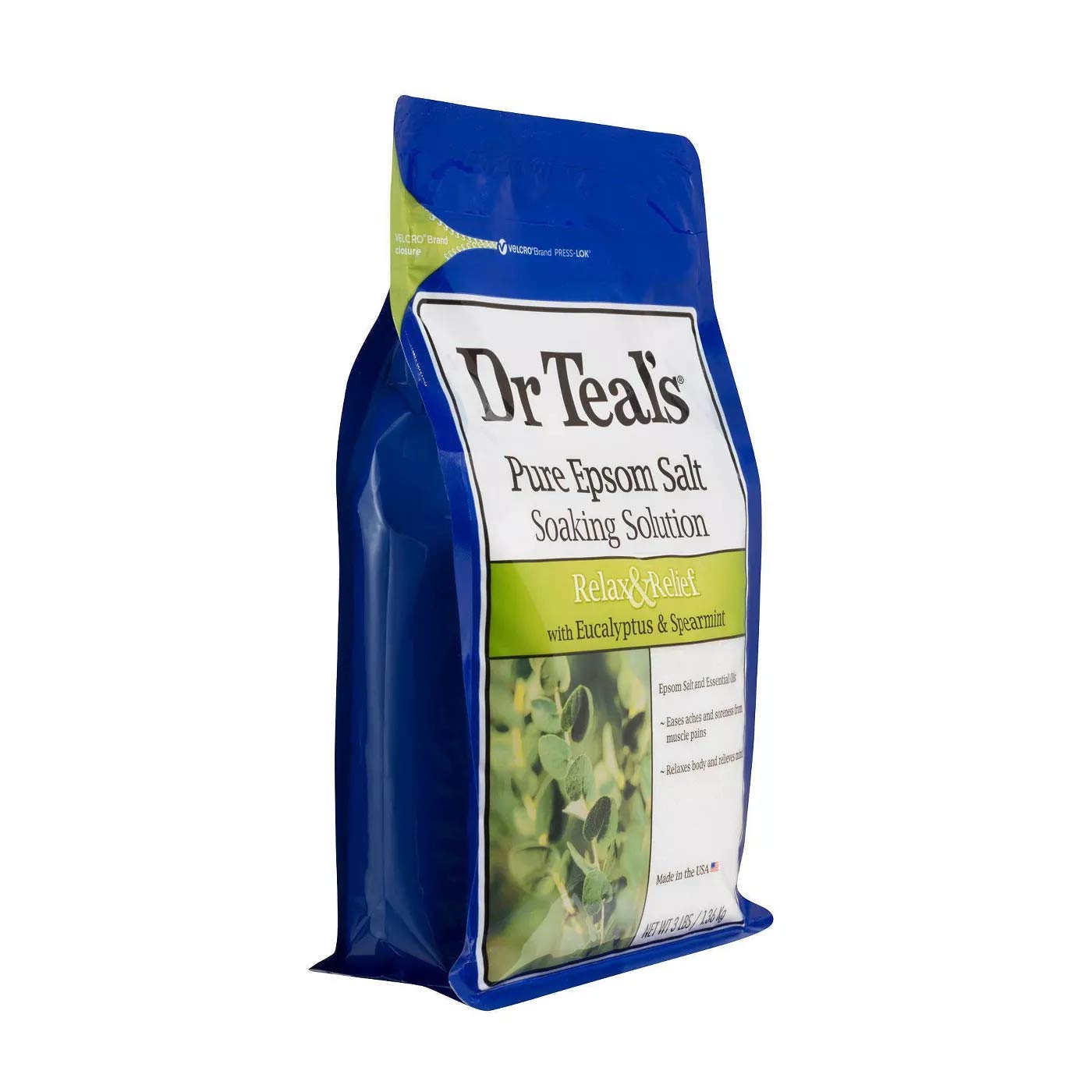 Dr Teal's Salt Bath Variety Gift Set (2 Pack, 3lbs Ea.) - Relax & Relief Eucalyptus & Spearmint, Melatonin Sleep Soak - Essential Oils Blended Beauty and Personal Care Dr Teal's