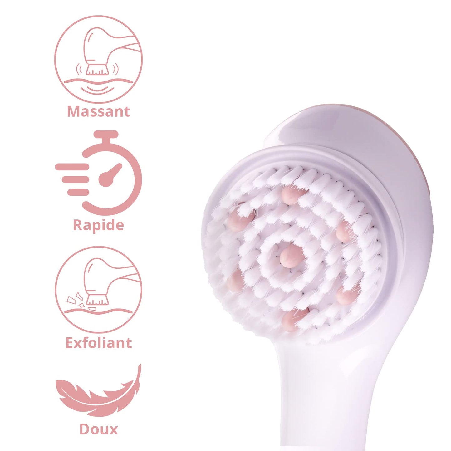 Finishing Touch Flawless Cleanse Spa, Electric Body Brush- with 3 Multi-Purpose Cleansing Heads for a Full Body Spa Experience Beauty and Personal Care Flawless