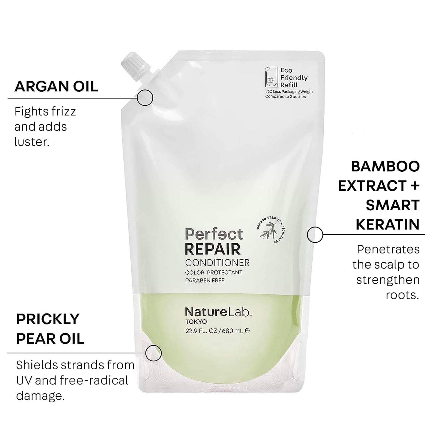 NatureLab.TOKYO Perfect Repair Shampoo & Conditioner Duo - Japanese Shampoo & Conditioner for Damaged, Color-Treated Hair - Penetrates Roots Beauty & Personal Care NATURELAB. TOKYO