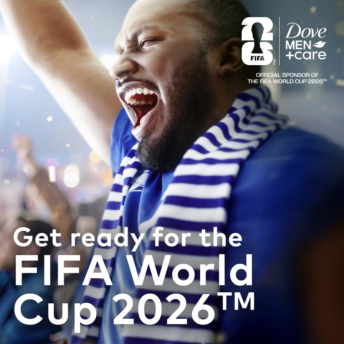 DOVE MEN + CARE All Star Comfort Antiperspirant Stick - FIFA World Cup 2026 Edition, 72H Odor?Neutralizing Protection with Added Moisturizer - 2.6 oz Beauty and Personal Care DOVE MEN + CARE