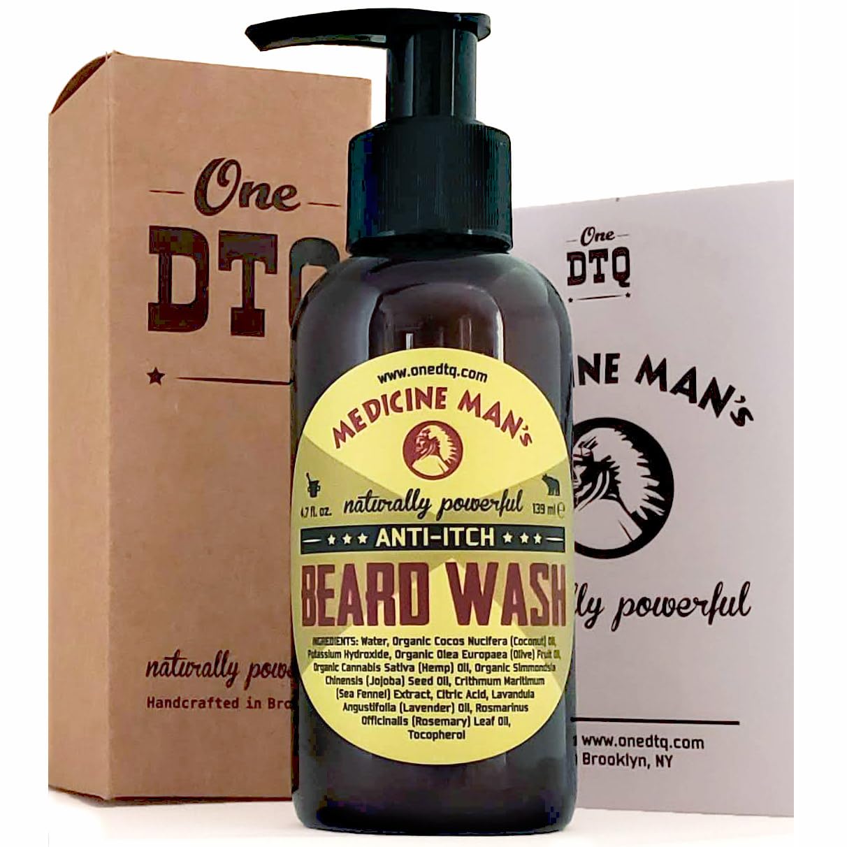 OneDTQ Medicine Man's Itchy Beard Wash 4,7 FL OZ Beauty & Personal Care OneDTQ