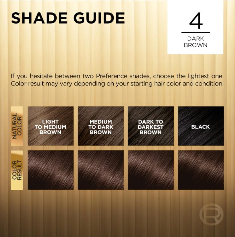 L’Oreal ParisSuperior Preference - 4 Dark Brown 1 Each (Pack of 6) Beauty & Personal Care L'Oreal Paris