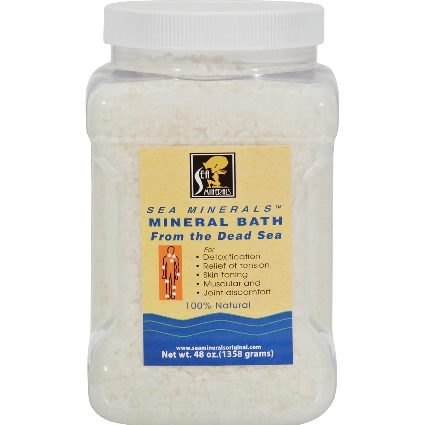 Sea Minerals Mineral Bath From The Dead Sea - 48 oz Beauty and Personal Care Sea Minerals