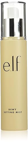 e.l.f. Dewy Setting Mist Hydrating, Luminizing, Long Lasting Sets Makeup, Conditions Coconut Infused 2.7 Fl Oz Beauty & Personal Care e.l.f.