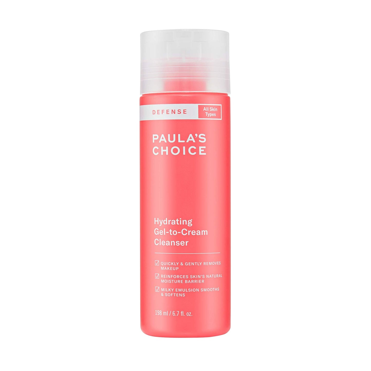 Paula's Choice-DEFENSE Hydrating Gel-to-Cream Facial Cleanser with Green Tea, Licorice, Aloe & Soy, Anti-Pollution and Free Radical Damage Protection Beauty & Personal Care Paula's Choice