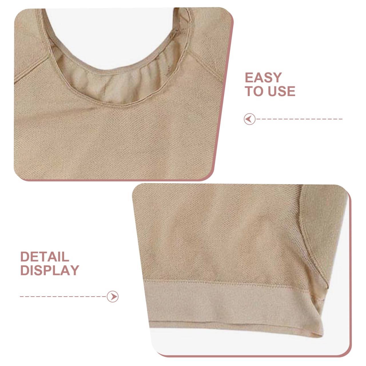 Healifty 2pcs Underarm Sweat Pads Women Sweat Shield Vest Womens Sports Bras Block Yoga Tops for Women Carpe Carpe antiperspirant Washed Clothing Beauty and Personal Care Healifty
