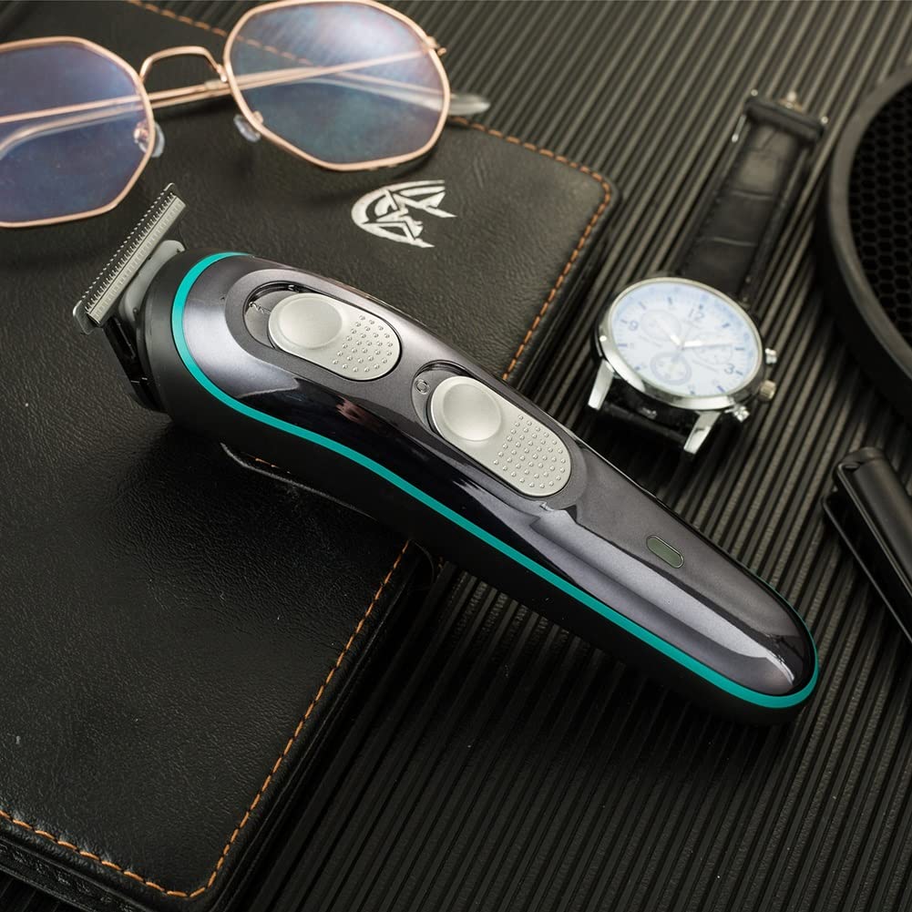 GLESVOWIO Pro Hair Clipper Electric Hair Clipper Beard Trimmer for Men USB Rechargeable Electric Shaver Hair Cut Machine Steel Cutter Head Washable Beauty and Personal Care GLESVOWIO