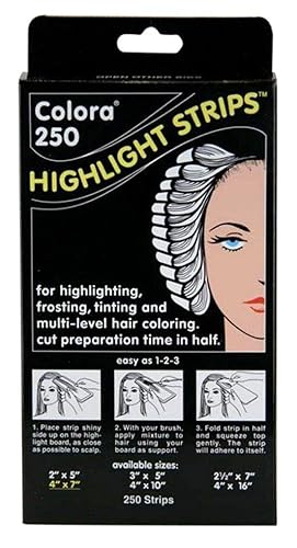 Colora 250 Highlight Strips 4Inch X 7Inch (Pack of 6) Beauty & Personal Care Colora