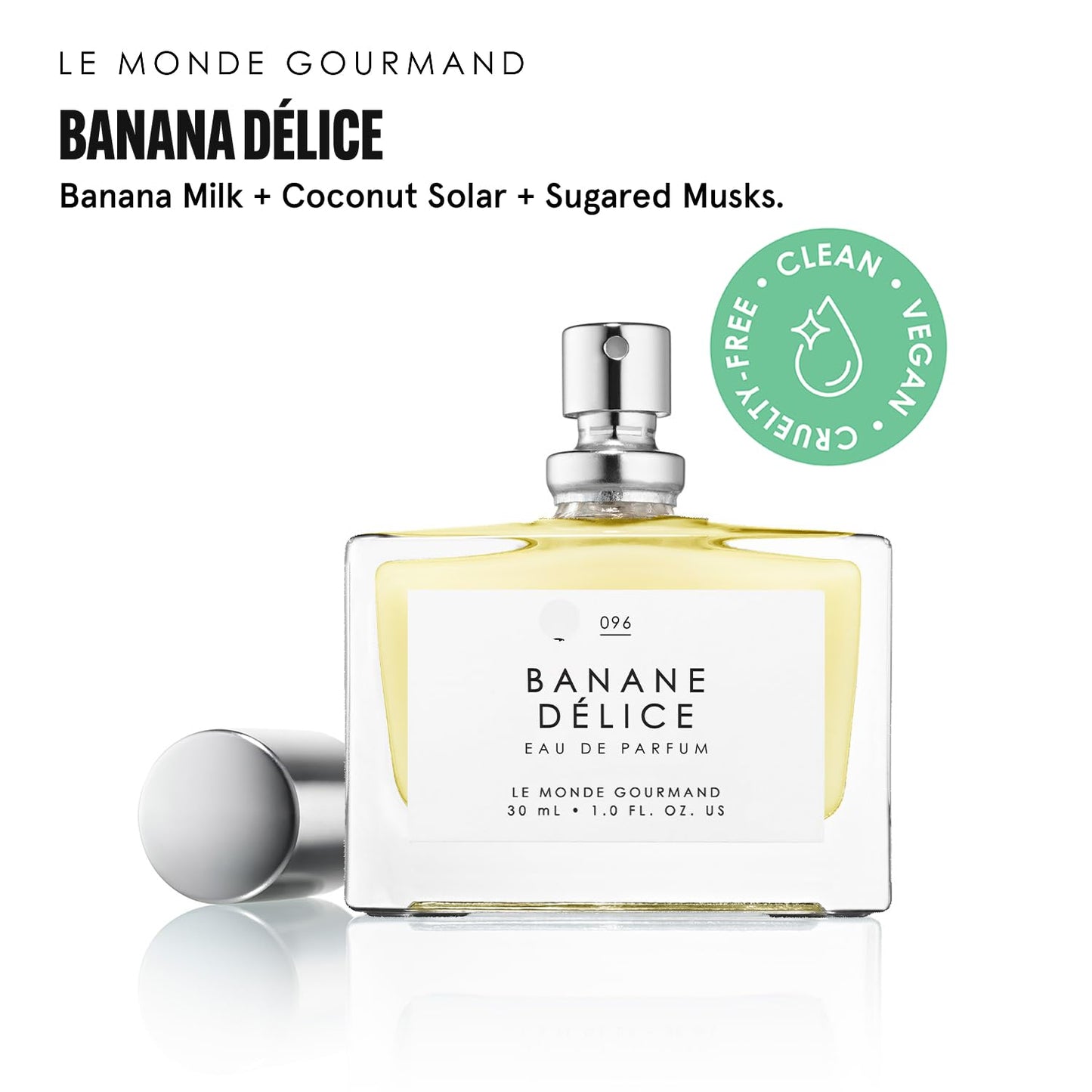 Le Monde Gourmand Banane Délice Eau de Parfum, Banana Milk & Whipped Vanilla Perfume, Gourmand Solar Fragrance for Women, Vegan & Cruelty Free, 1 fl Beauty & Personal Care Le Monde Gourmand