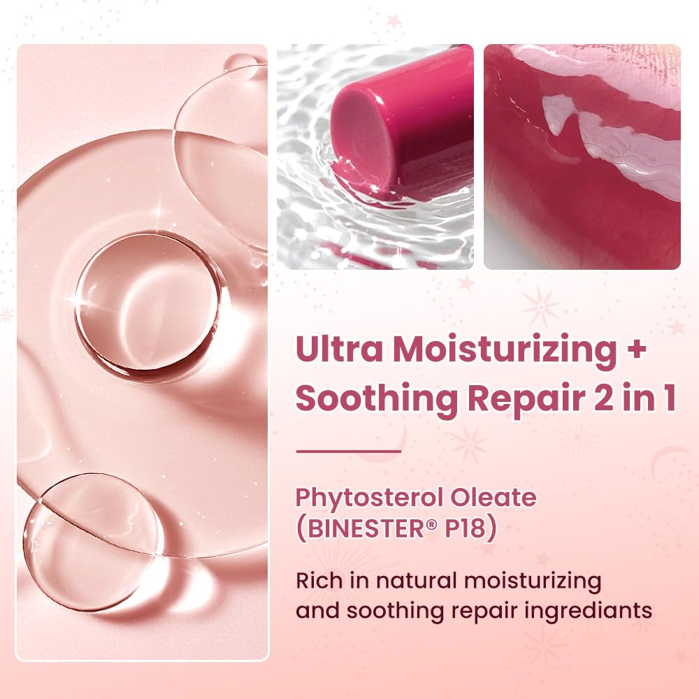 CATKIN Glossy Lip Balm Ultra Hydating Glow Lip Tinted Jelly Plump Melting Balm Shea Butter Repair Soothing For Dry Lips Dewy Finished 0.12 oz C03 Beauty and Personal Care Catkin