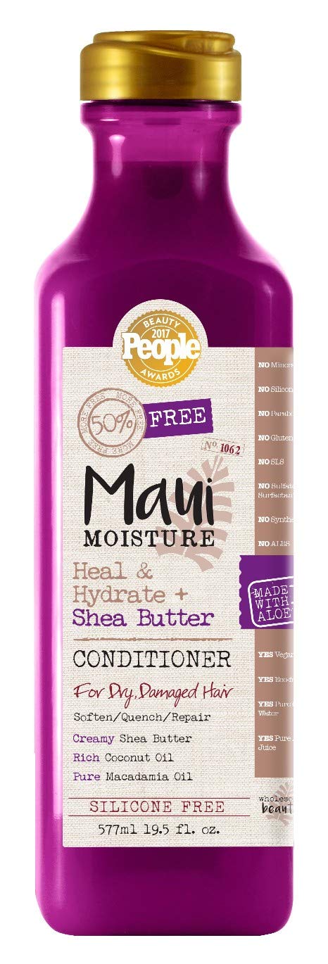 Maui Moisture Heal & Hydrate Shea Butter Shampoo & Conditioner Set 19.5 Ounce Beauty & Personal Care Maui Moisture