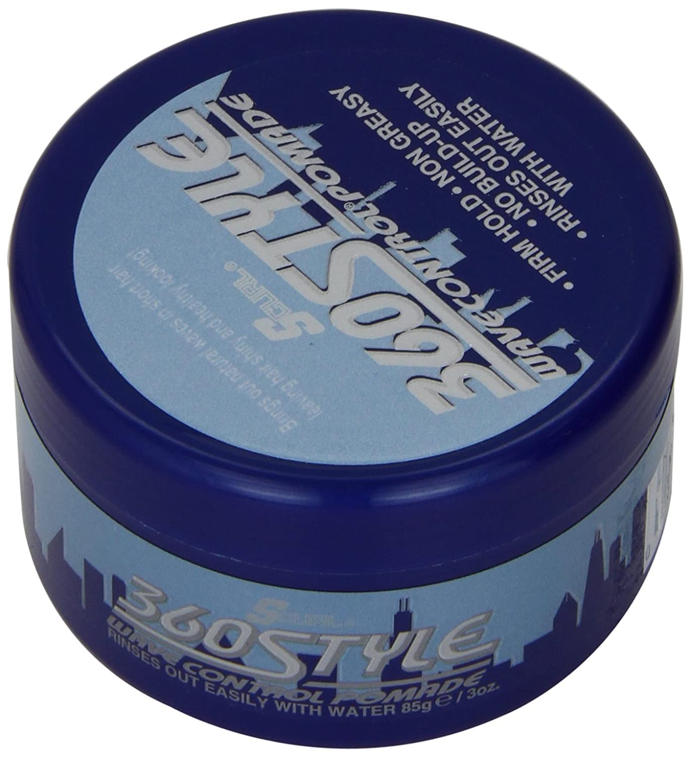 Lusters S-Curl 360 Wave Control Pomade 3 Ounce (88ml) (2 Pack) Beauty & Personal Care Luster's