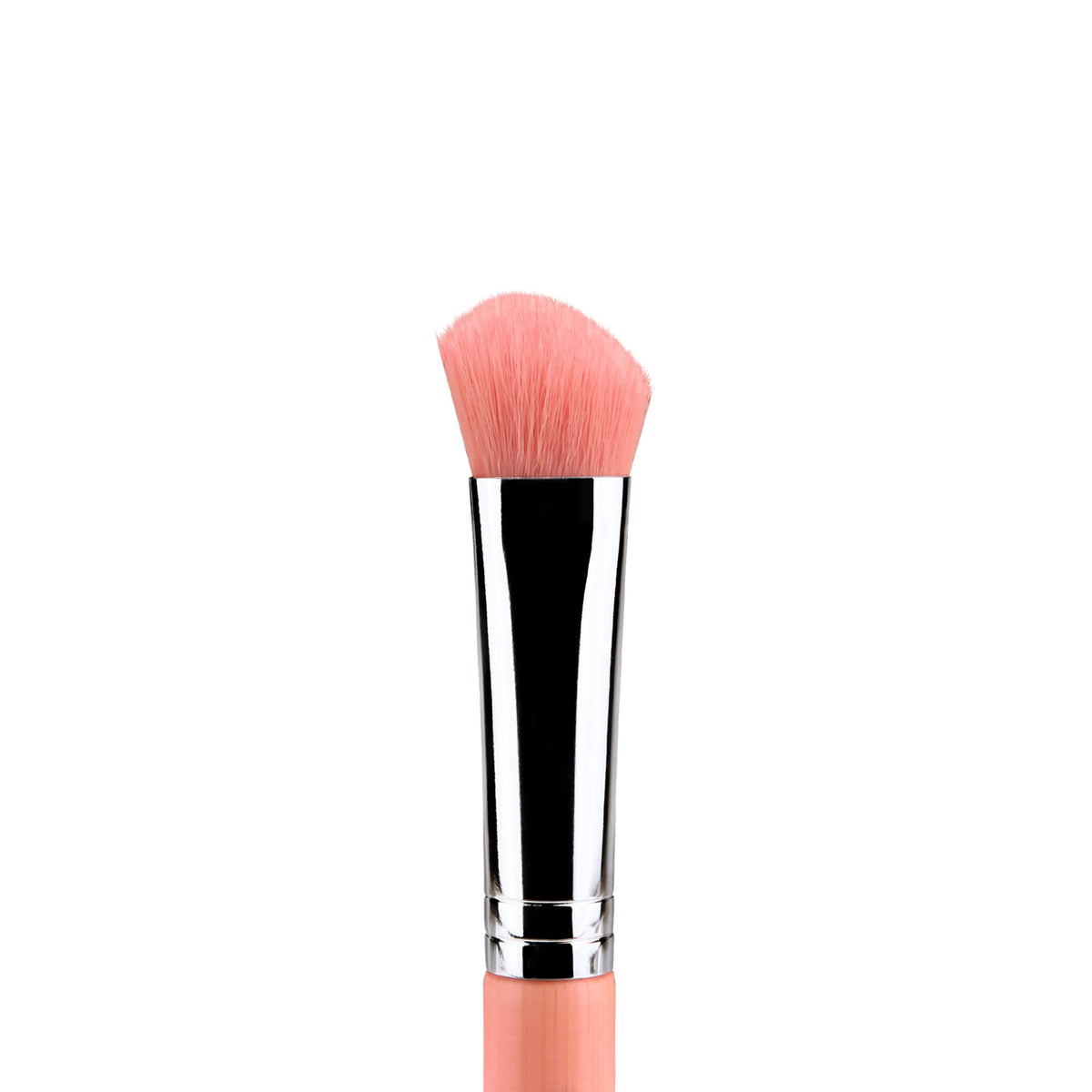 Bdellium Tools Professional Makeup Brush - Pink Bambu Series 939 Slanted Detailer - With Soft Synthetic Fibers, For Precise Contouring (Pink, 1pc)