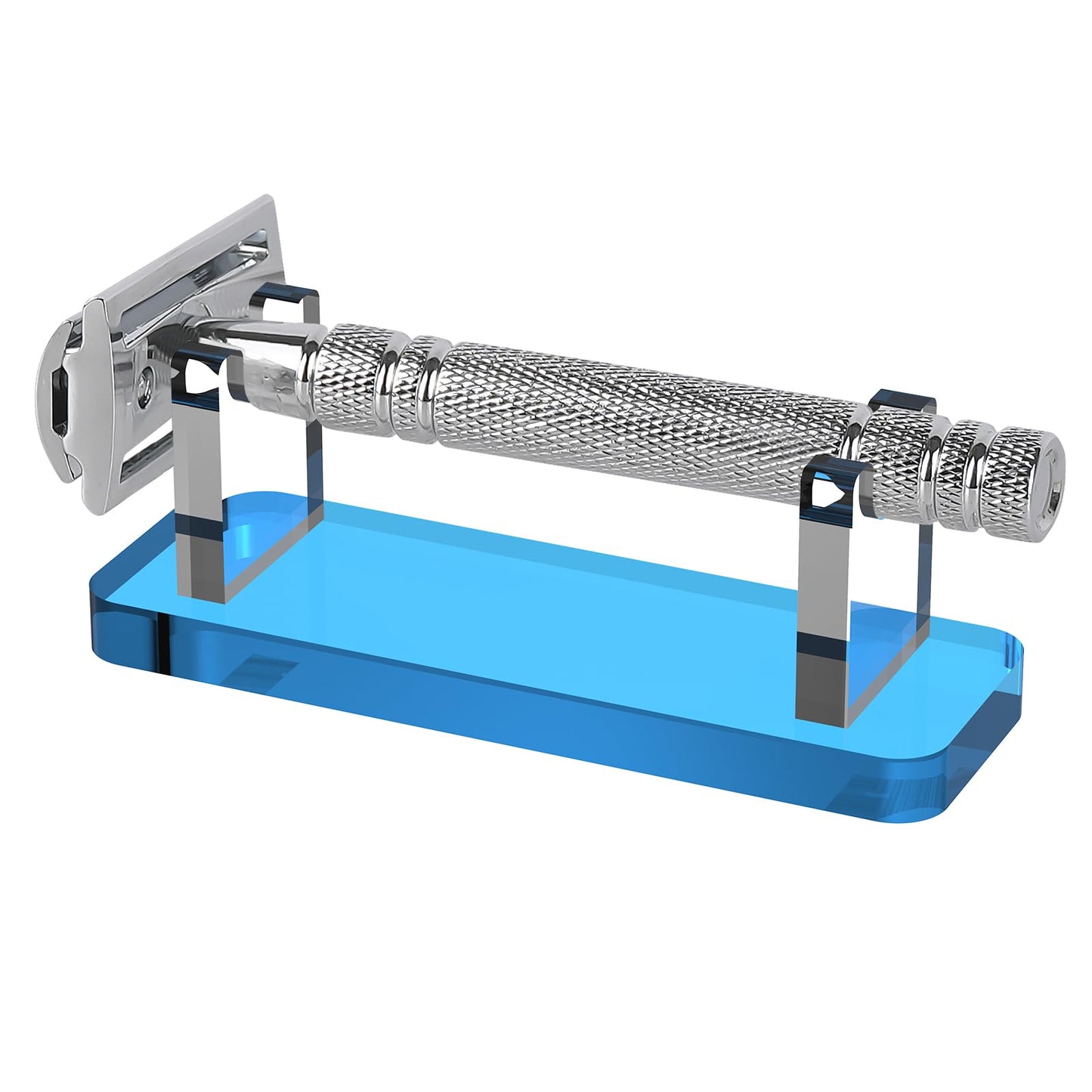 Linkidea Acrylic Men's Razor Stand Holder, Stable Storage Bracket Bathroom Countertop Organizer, Easy Clean, Compatible with Viking Blade Beauty and Personal Care Linkidea