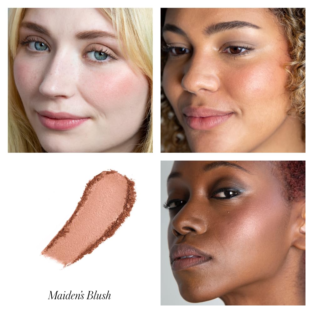 RMS Beauty Redimension Hydra Powder Blush - Hydrating Mineral Powder Blush with Buildable Natural Color, Lightweight Long-Lasting Finish, Clean Beauty & Personal Care RMS Beauty