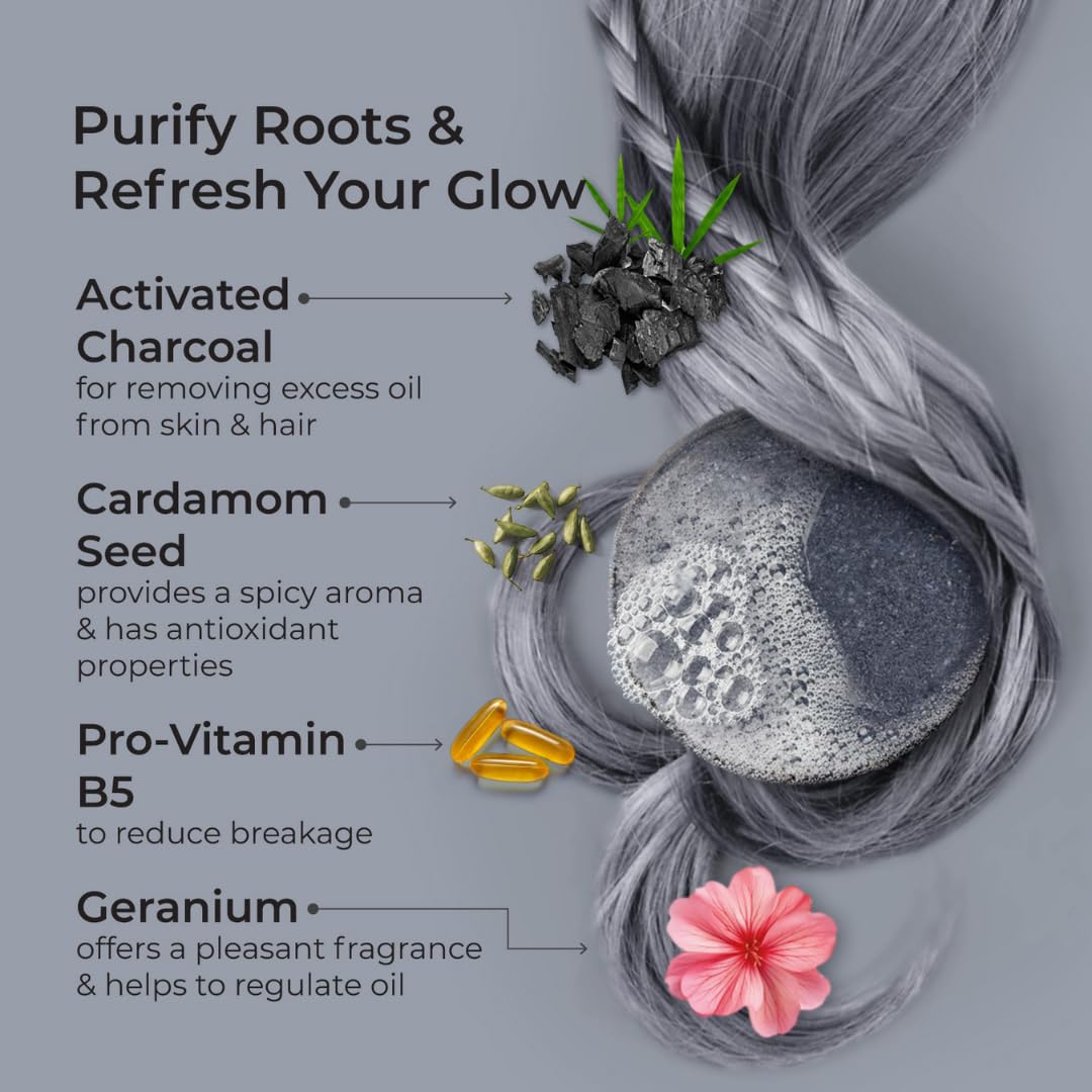 Jack59 All Natural Shampoo and Conditioner Set for Fine Hair, Bar Shampoo and Conditioner with Activated Charcoal to Detoxify, Rejuvenate Scalp Beauty & Personal Care Jack59