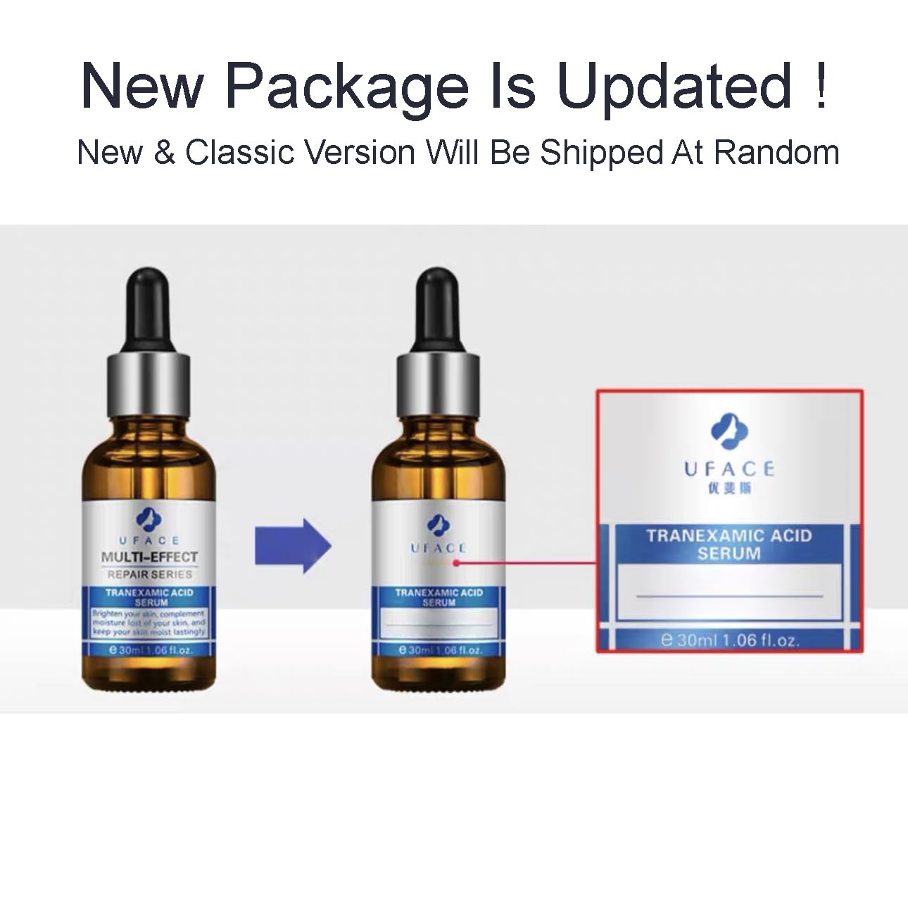 1PC New Package Updated ! UFACE Tranexamic Acid Serum Essence (3% version), 30ml Beauty & Personal Care BeautyMALL