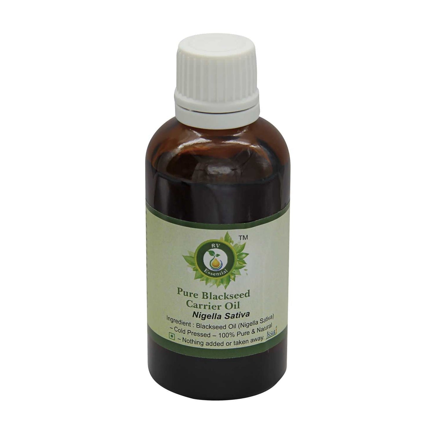 R V Essential Pure Blackseed Carrier Oil 10ml (0.338oz)- Nigella Sativa (100% Pure and Natural Cold Pressed) Beauty and Personal Care R V Essential