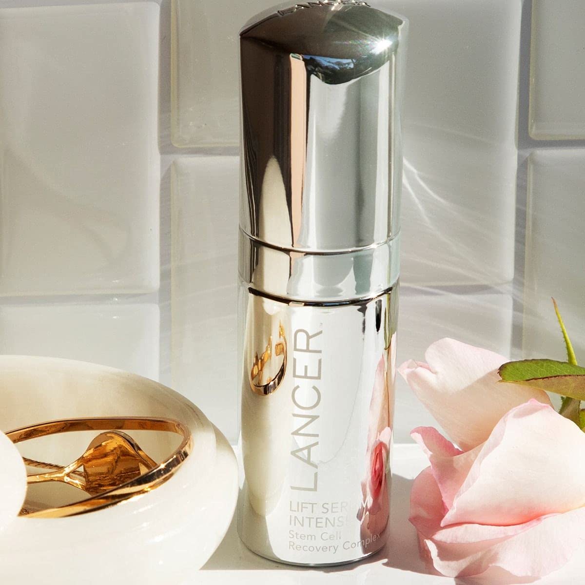 Lift Serum Intense with Stem Cell Complex, Elegant Serum Uses Pure 24K Gold and Stem Cell Complex, Delivers Firming and Lifting Effects, Supports Beauty & Personal Care Lancer