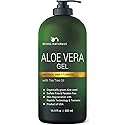 Aloe vera Gel - from 100% Pure Organic Aloe Infused with Matrixyl 3000 (Peptides), Turmeric - Natural Raw Moisturizer for Face, Body, Hair. Perfect Beauty & Personal Care Being Naturals