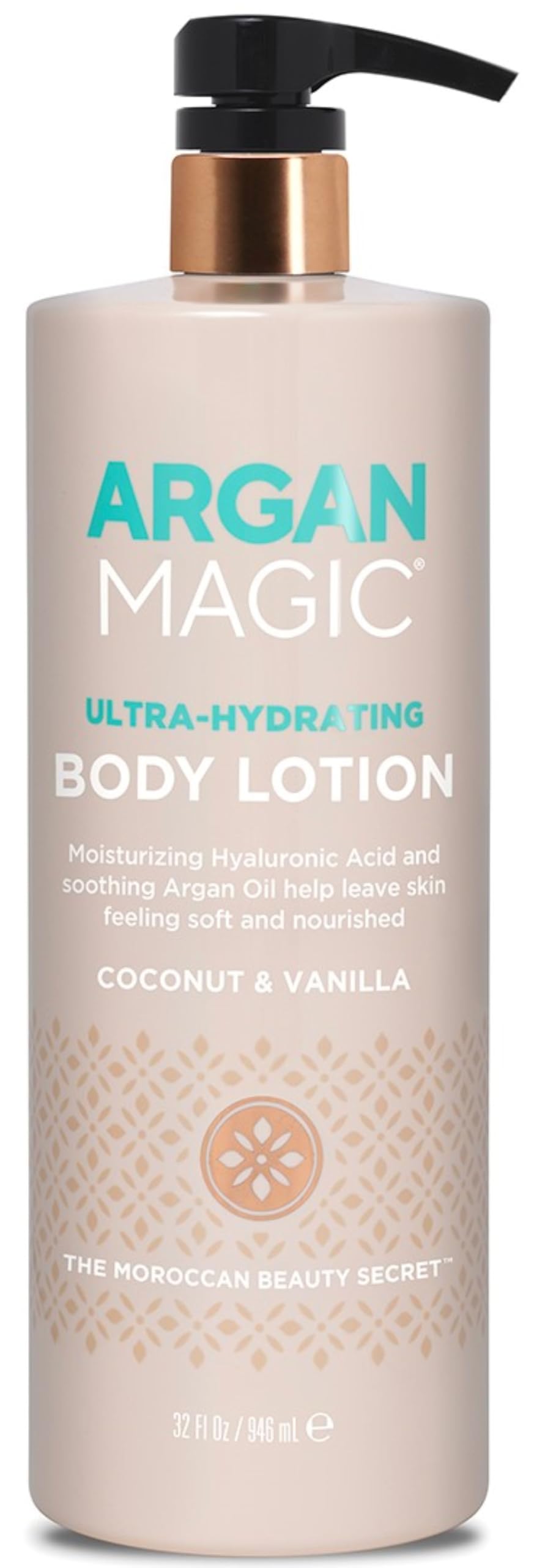 Argan Magic Ultra-Hydrating Coconut & Vanilla Body Lotion with Hyaluronic Acid for Dry Skin - Nourishes Skin, Restores Moisture, Smooths & Softens | Beauty & Personal Care Argan Magic