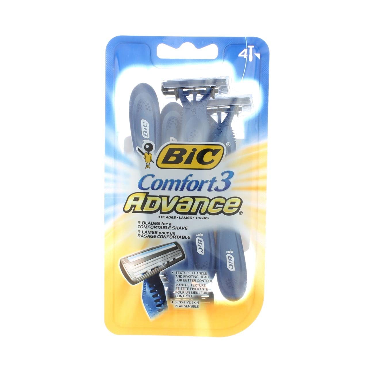 Bic C3 Adv For Men 4ct Size 4 Ct Bic C3 Adv For Men 4ct 4 Beauty and Personal Care BIC