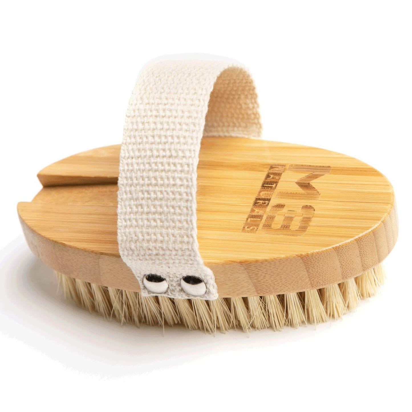 Firm Dry Brush & Shower Brush for Body - Handheld Back Scrubber Body Brush Exfoliator & Dead Skin Remover for Body Firm & Tighten Skin Improve Beauty & Personal Care M3 Naturals