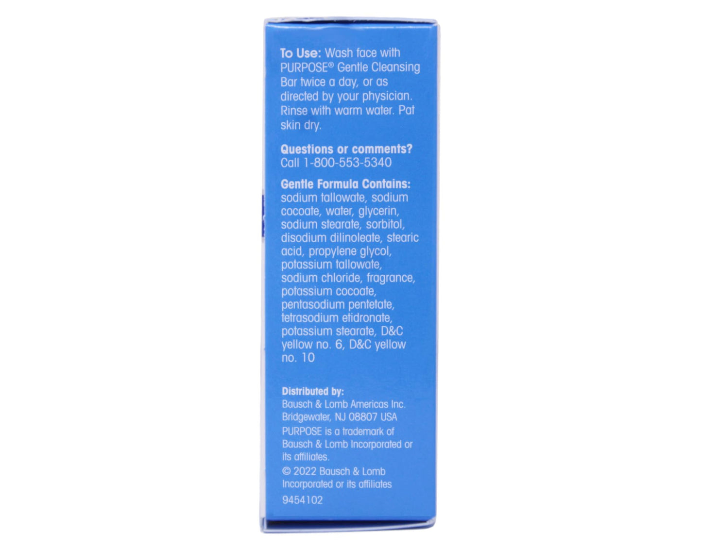PURPOSE Gentle Cleansing Bar Gentle As Water, All Skin Types, For Sensitive & Dry Skin, Oil-free, Hypoallergenic, Sulfate-Free, 3.6 oz Bar, 4 Pack Beauty & Personal Care Purpose