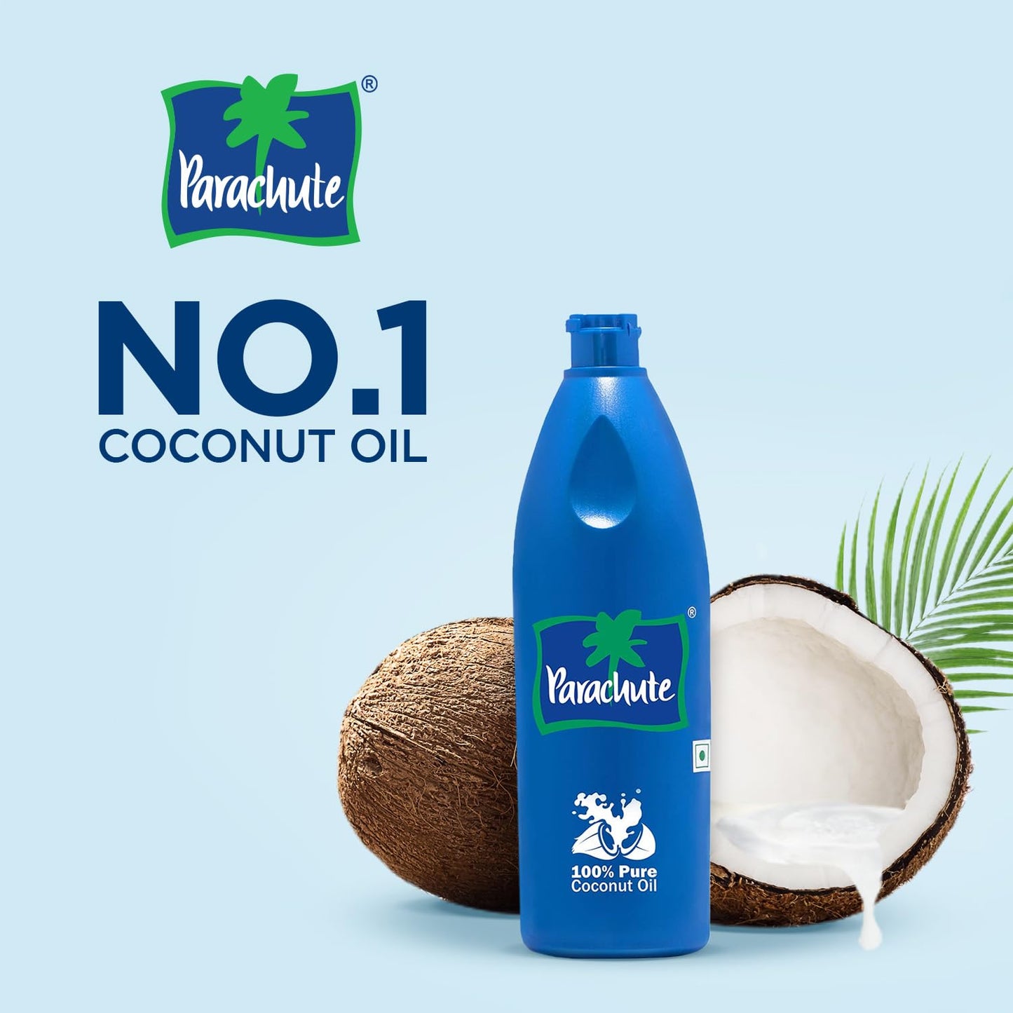 Parachute 100% Pure and Natural Unrefined Coconut Oil | No Chemicals & Added Preservatives | 18.8 fl oz Beauty & Personal Care Parachute