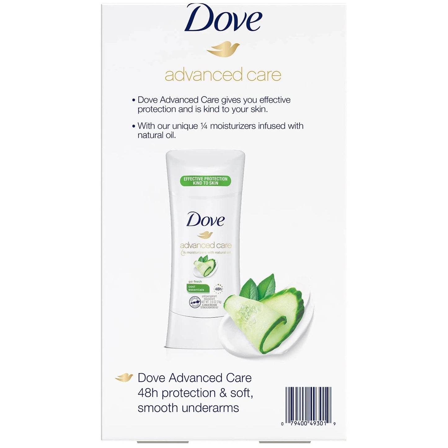 Dove Antiperspirant Deodorant Cool Essentials, 2.6 Ounce (Pack of 4) Beauty and Personal Care Dove