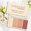 Bellapierre Natural Matte Eyeshadow Makeup Palette | Highly Pigmented, Long Lasting and Blendable | 4 Matte Shades | Hypoallergenic and Paraben-Free | Beauty & Personal Care bellapierre