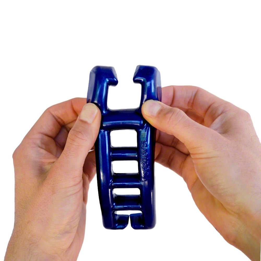 Original Yoga Toes for Men: Gel Toe Separators & Stretchers in Metallic Blue. Stop Foot Pain & Boost Athletic Performance! (Large) Beauty & Personal Care Yoga Toes