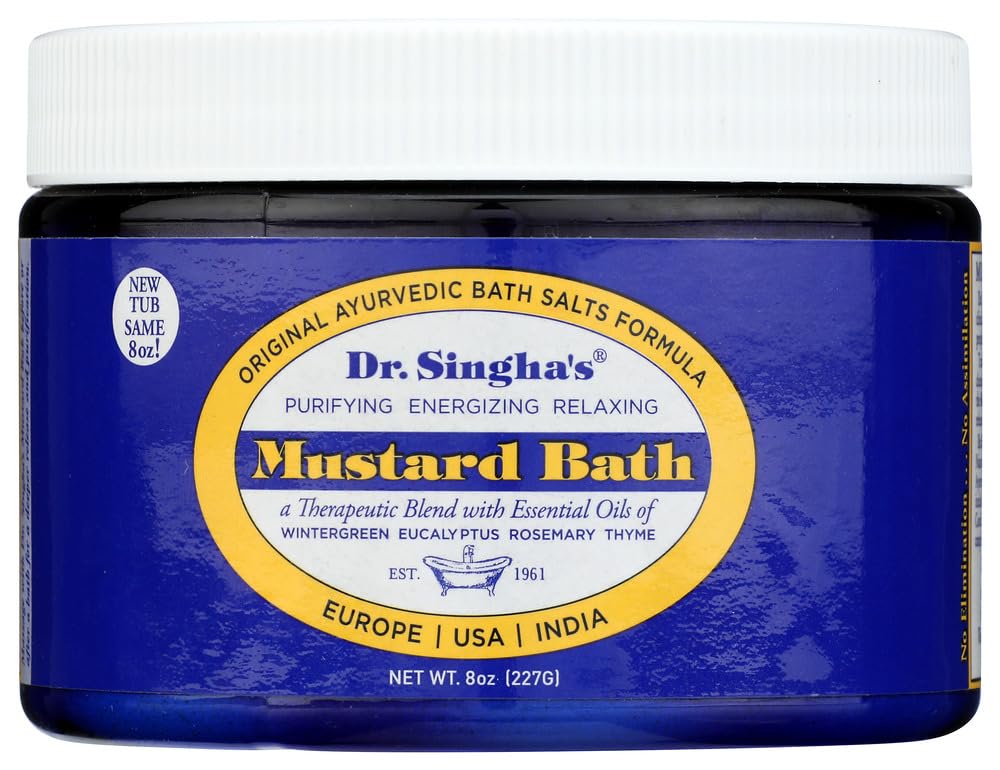 Dr. Singha's Mustard Bath, 8-Ounces (Pack of 4) Beauty and Personal Care Dr. Singha's