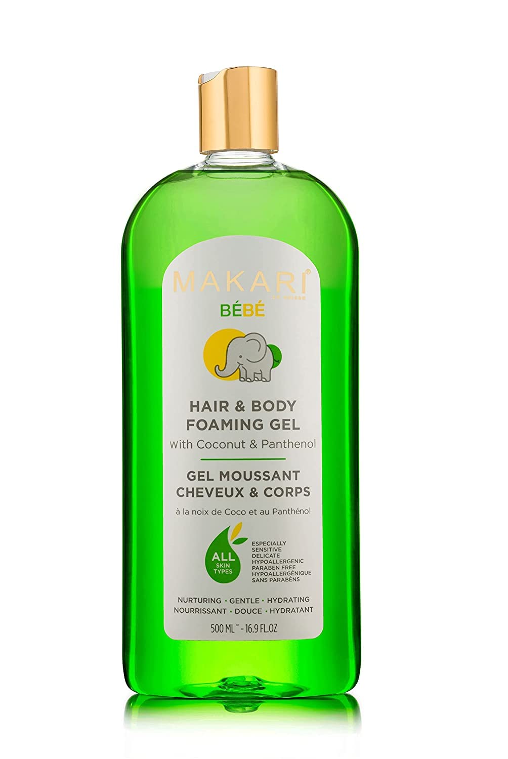 MAKARI Bebe 3-Piece Shower Gift Set - Foaming Gel, Cleansing Milk & Oil - Gentle, Nourishing Bath Routine for Newborn & Up - Hypoallergenic Beauty and Personal Care MAKARI