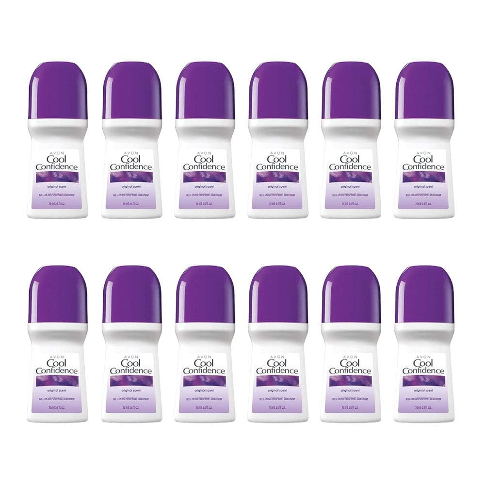 Avon Deodorant Bonus Size Pack of 12 (COOL CONFIDENCE ORIG) Beauty and Personal Care AVON