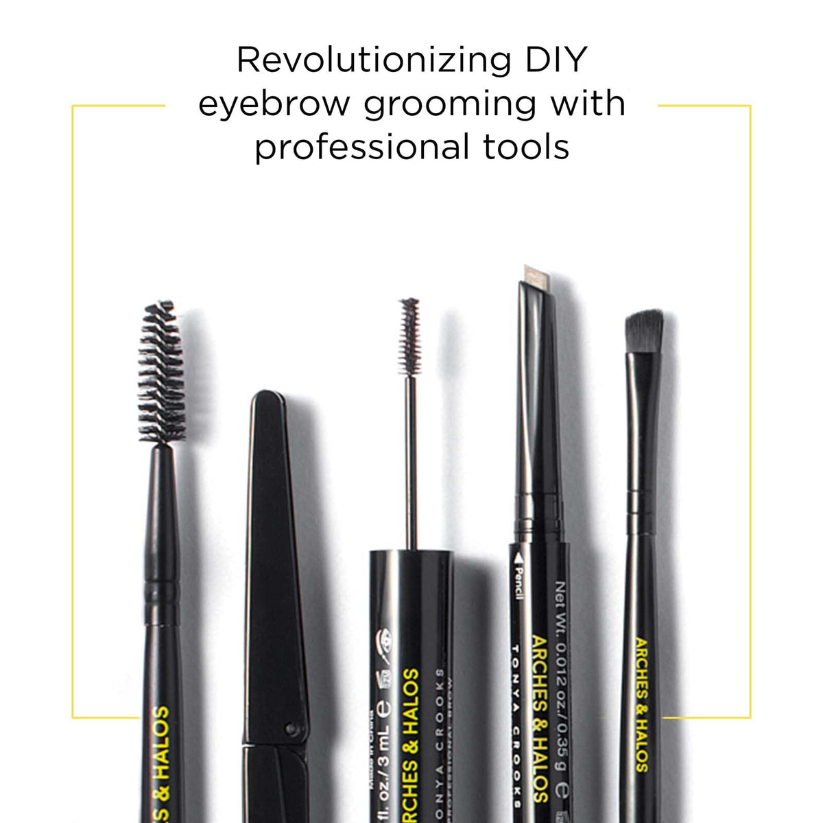 Arches & Halos Brow Building and Conditioning Primer - Coat Brows with Precise Application - Enhance, Moisturize and Nourish - Vegan and Cruelty Free Beauty & Personal Care Arches & Halos