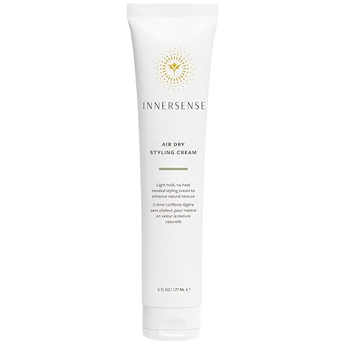 INNERSENSE Organic Beauty - Air Dry Styling Cream | Light-Hold, Reduce Frizz, Weightless Finish | Non-Toxic, Cruelty-Free, Clean Haircare (6 oz | 177 Beauty & Personal Care INNERSENSE