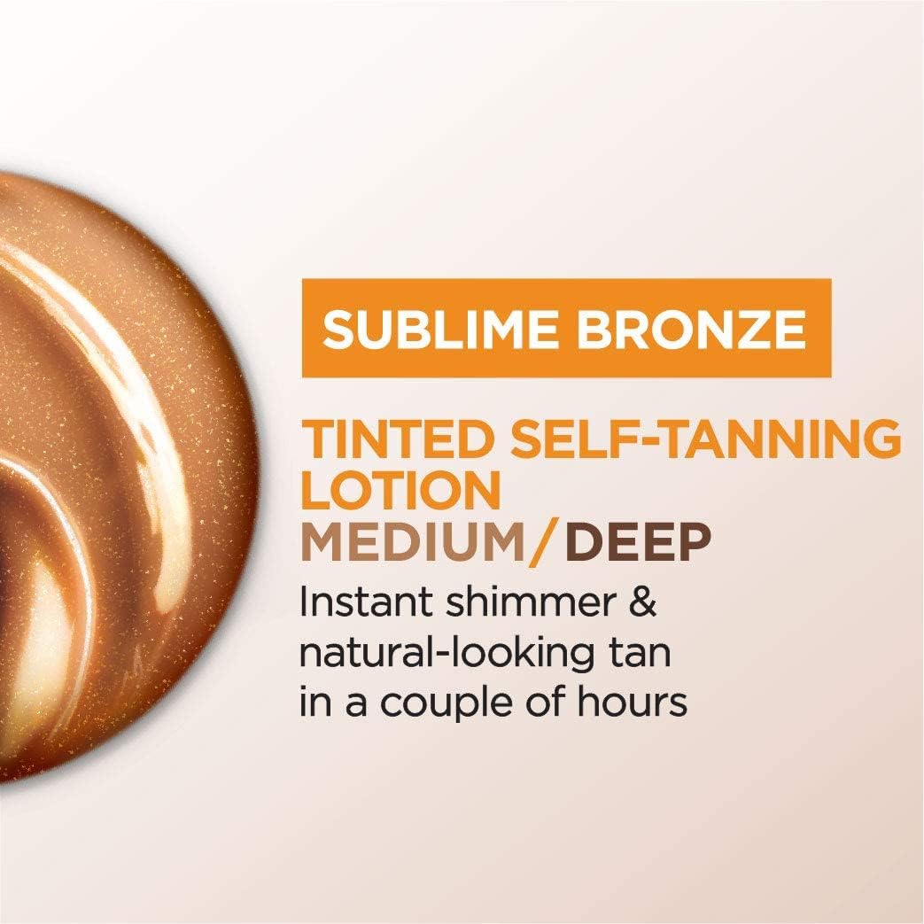 L'Oreal SUBLIME BRONZE Tinted Self-Tanning Lotion Medium Natural Tan 5 oz Beauty & Personal Care L'Oreal Paris