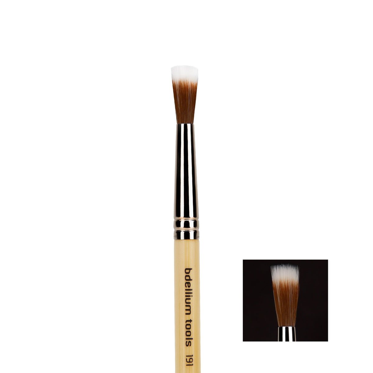 Bdellium Tools Professional Makeup Brush - Special FX Series 191 Precision Stippling - With Soft Synthetic Fibers, For Stippling in very Small Areas