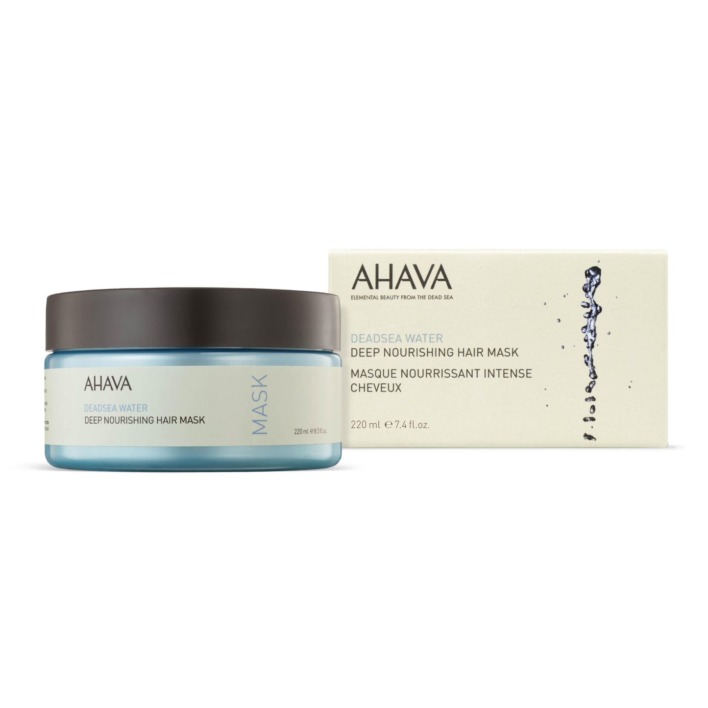 AHAVA Dead Sea Water Deep Nourishing Hair Mask - Rich & Creamy Mask Nourishing & Revitalizing Shine, Cures Daily Scalp & Hair Damage, includes Beauty & Personal Care AHAVA