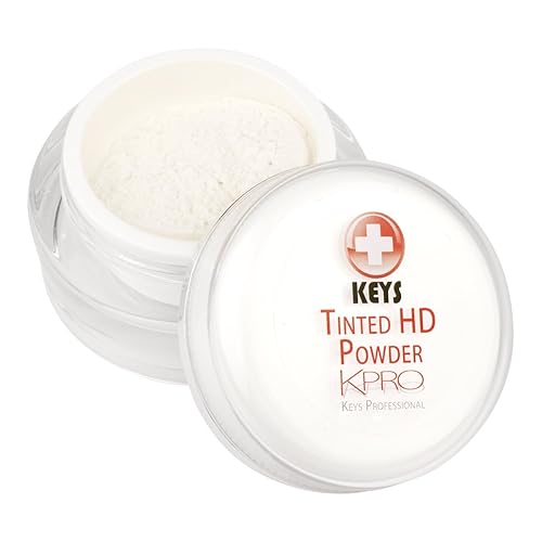 Keys KPRO All Natural Tinted HD Powder with OptiFX Adaptive Color Technology and Arrowroot Powder, Smooths Fine Lines and Blurs Imperfections, Vegan Beauty & Personal Care Keys