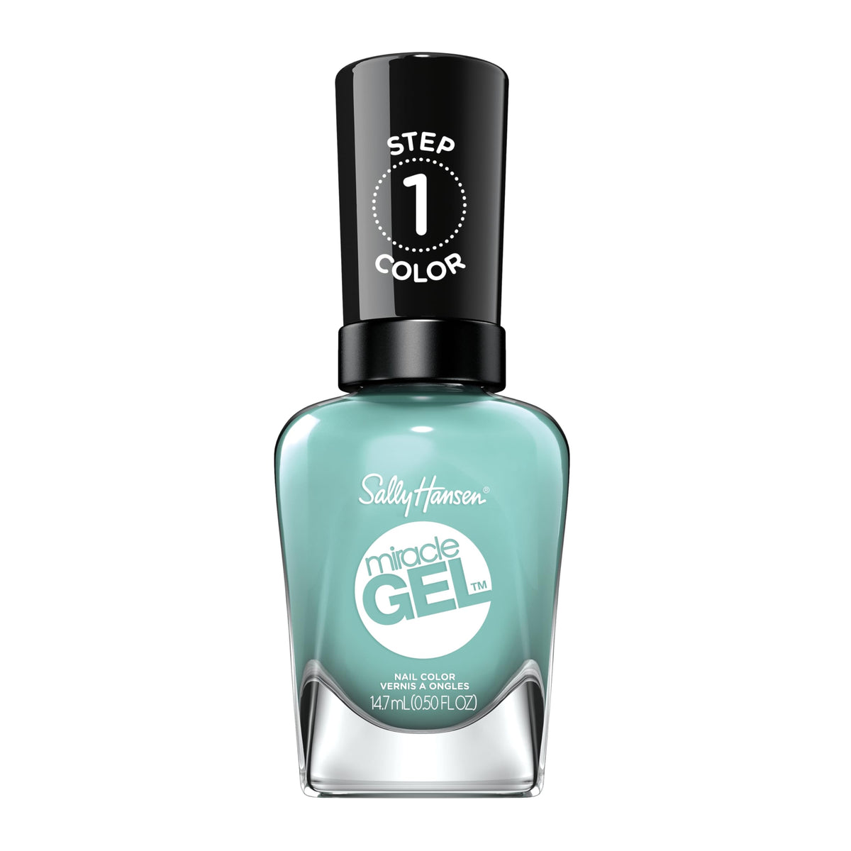Sally Hansen Miracle Gel Salon Quality Nail Polish | Gel-Like Formula, Two-Step System, No UV Light Needed, Long Lasting | Opaque, Glossy | 709