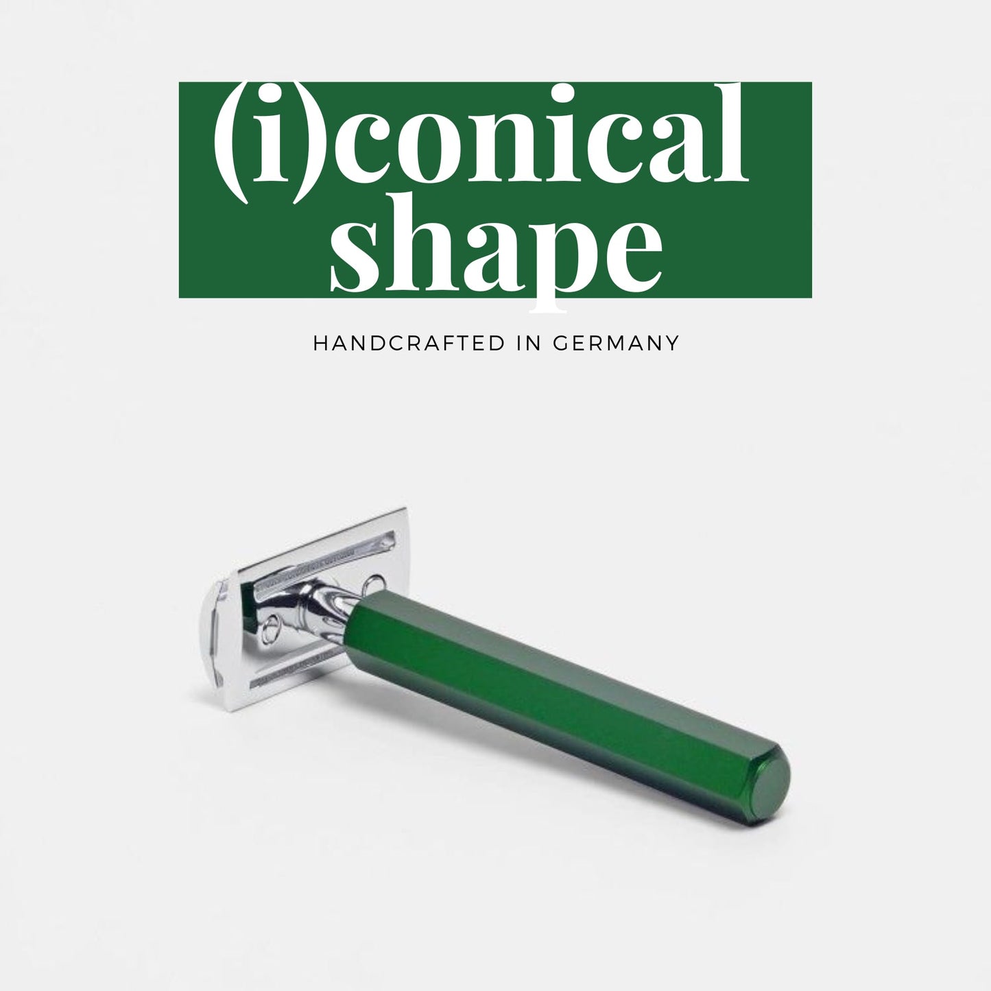 MÜHLE HEXAGON Forest Double Edge Safety Razor (Closed Comb) For Men - Perfect for Every Day Use, Barbershop Quality Close Smooth Shave Beauty and Personal Care MÜHLE