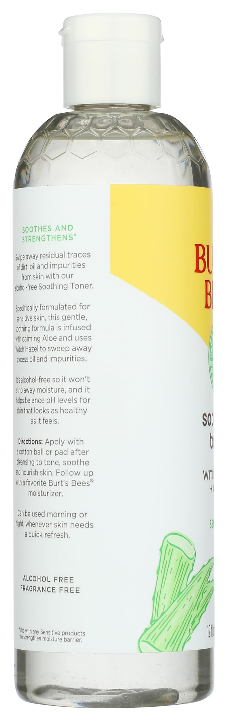 Burts Bees Sensitive Toner With Aloe Vera Unisex 12 oz Beauty & Personal Care Burt's Bees