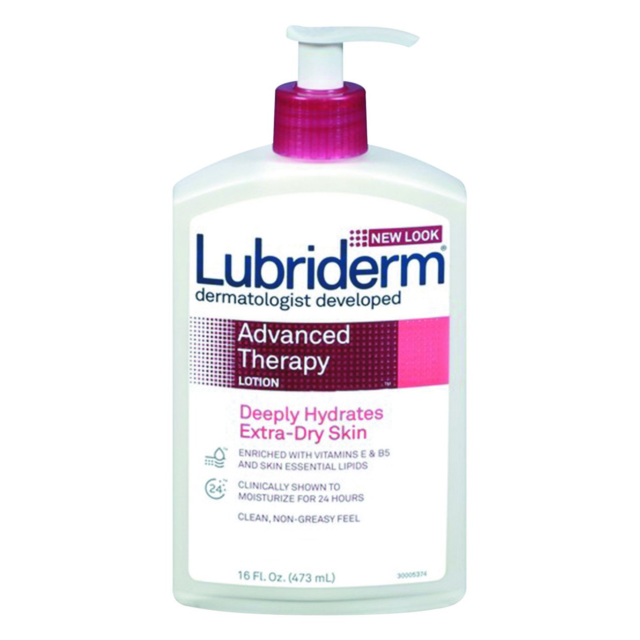 Lubriderm Advanced Therapy Moisturizing Hand/body Lotion, 16 Oz Pump Bottle, 12/carton Beauty & Personal Care Lubriderm