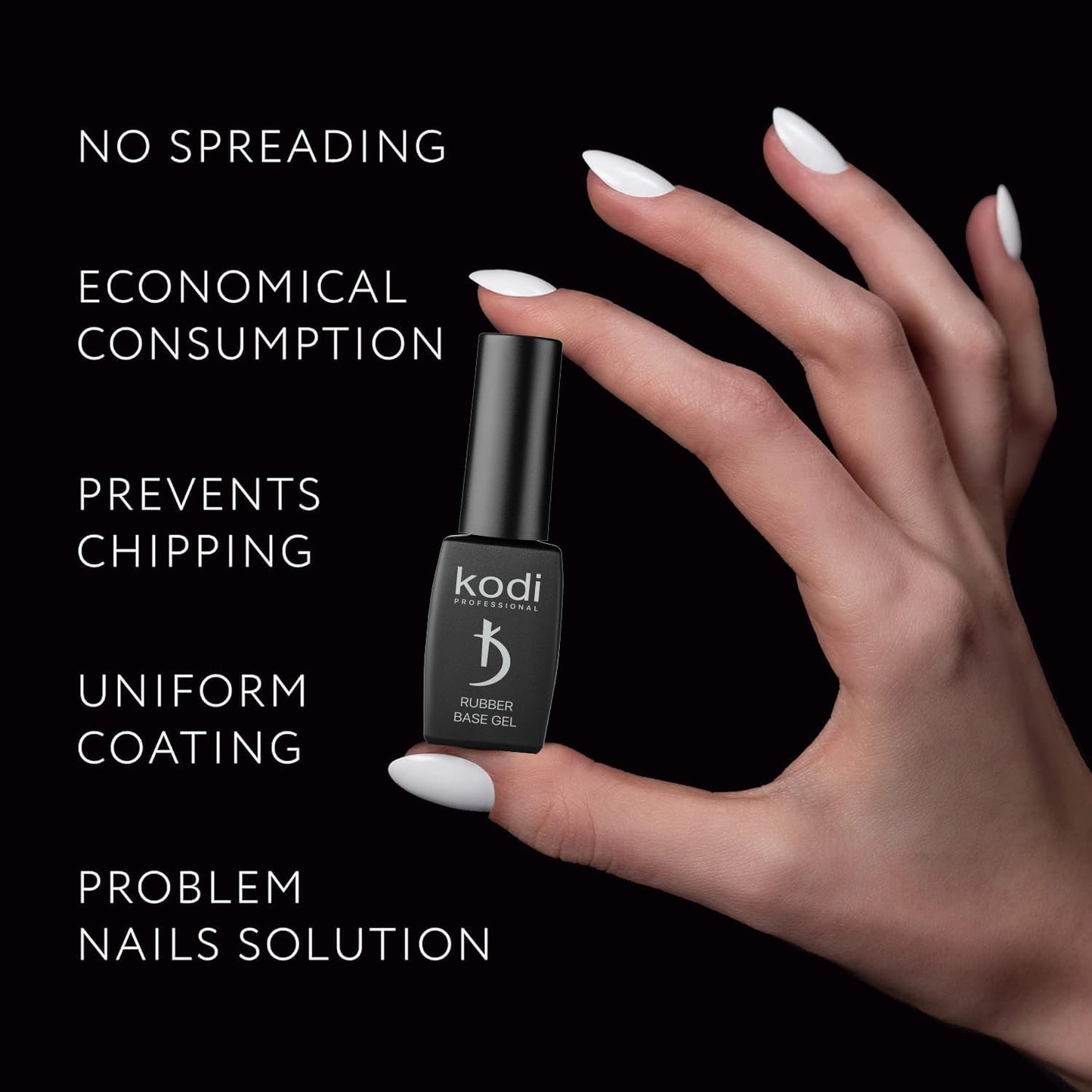 Rubber Base Gel 8ml 0.25 oz | Kodi Professional |8 ml (0.25 oz) | Gel LED/UV Nail Polish Coat Soak | Original Products| For Long Lasting Nails Layer| Beauty & Personal Care kodi professional