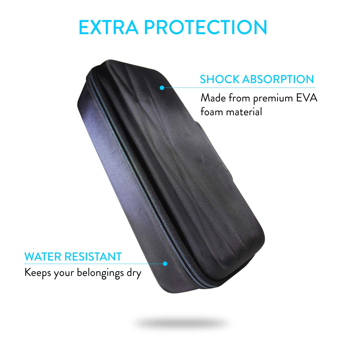 TUDIA EVA Empty Travel EVA Case Compatible with Remington Shine Therapy 1, ANNLARY, Conair Double Ceramic Flat Iron, L'ANGE Mini Travel Size Hair Beauty & Personal Care TUDIA