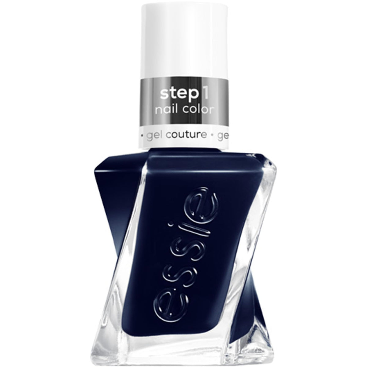 Essie Gel Couture Long-Lasting Nail Polish, 8-Free Vegan, Navy Blue, Caviar Bar, 0.46 fl oz