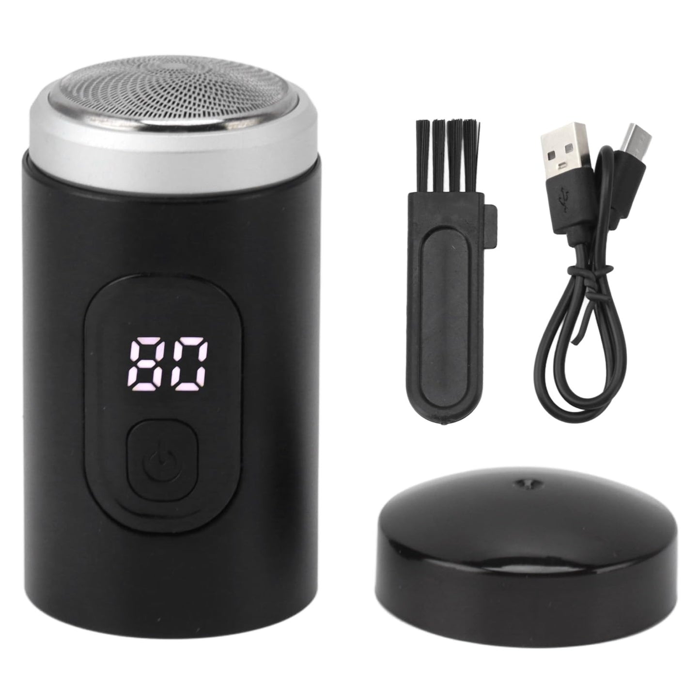 WGFOIP Electric Beard Trimmer, Compact USB Rechargeable Mini Design with Single Blade 65000RPM Motor and IP7X, Portable Groomer for Men Women Travel Beauty and Personal Care WGFOIP