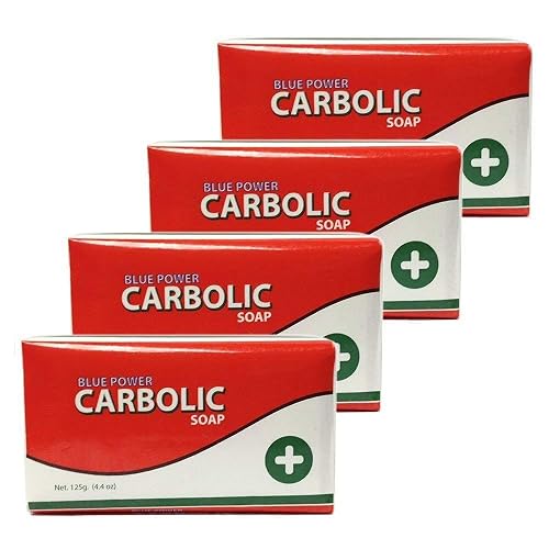 Blue Power Carbolic Soap 4.4 Ounce (Pack of 4) Beauty & Personal Care BluePower